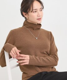 Cutie Blonde | ラメスムースハイネックインナー(Tシャツ/カットソー)