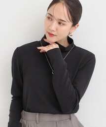 Cutie Blonde | ラメスムースハイネックインナー(Tシャツ/カットソー)