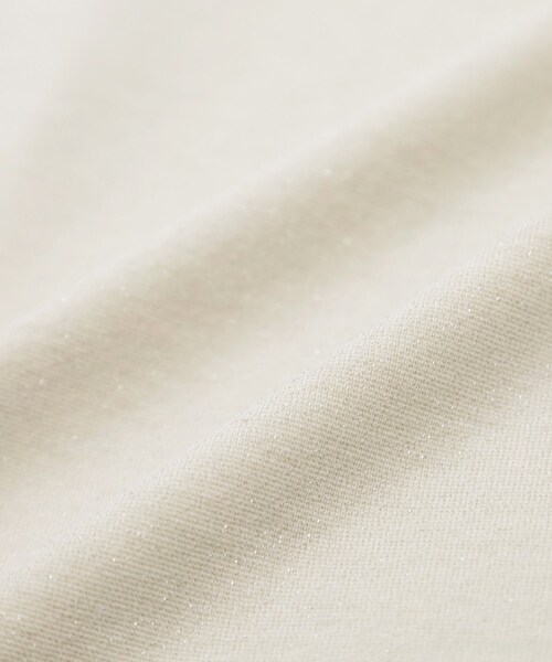 Cutie Blonde（キューティーブロンド）の「ラメスムースハイネックインナー（Tシャツ/カットソー・レディース・ダークブラウン/ブラック/アイボリー/ブルー・04/03/02/01）」の8枚目の写真