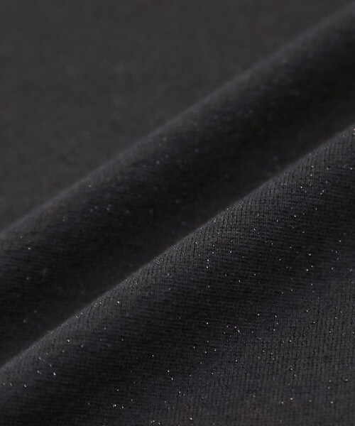 Cutie Blonde（キューティーブロンド）の「ラメスムースハイネックインナー（Tシャツ/カットソー・レディース・ダークブラウン/ブラック/アイボリー/ブルー・04/03/02/01）」の12枚目の写真