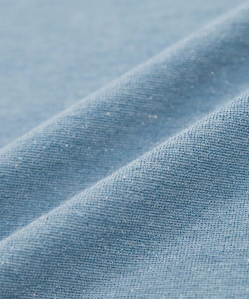 Cutie Blonde（キューティーブロンド）の「ラメスムースハイネックインナー（Tシャツ/カットソー・レディース・ダークブラウン/ブラック/アイボリー/ブルー・04/03/02/01）」の20枚目の写真