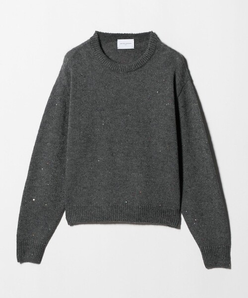 UNITED ARROWS（ユナイテッドアローズ）の「フラワー スパンコール クルーネック ニット（ニット/セーター・レディース・オフホワイト/ライトピンク/ダークグレー・FREE）」の13枚目の写真