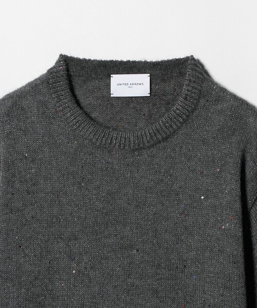 UNITED ARROWS（ユナイテッドアローズ）の「フラワー スパンコール クルーネック ニット（ニット/セーター・レディース・オフホワイト/ライトピンク/ダークグレー・FREE）」の15枚目の写真