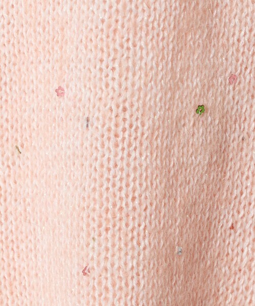 UNITED ARROWS（ユナイテッドアローズ）の「フラワー スパンコール クルーネック ニット（ニット/セーター・レディース・オフホワイト/ライトピンク/ダークグレー・FREE）」の21枚目の写真