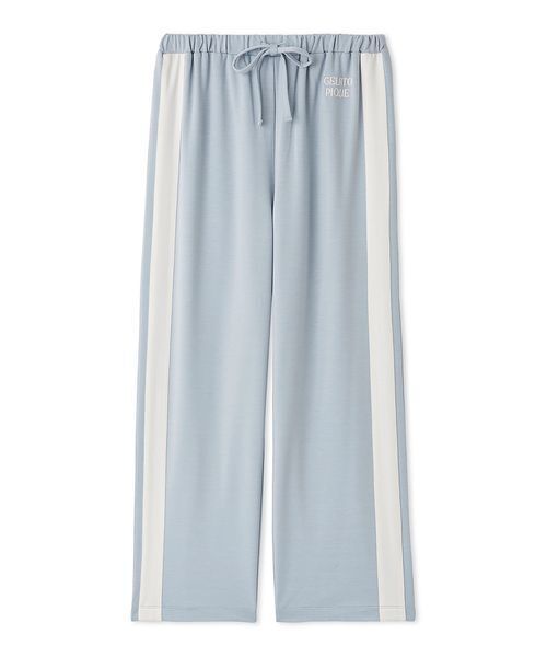 インレイロゴプルオーバー＆ロングパンツ インレイロゴラインロングパンツ(ロングパンツ)｜ルームウェア