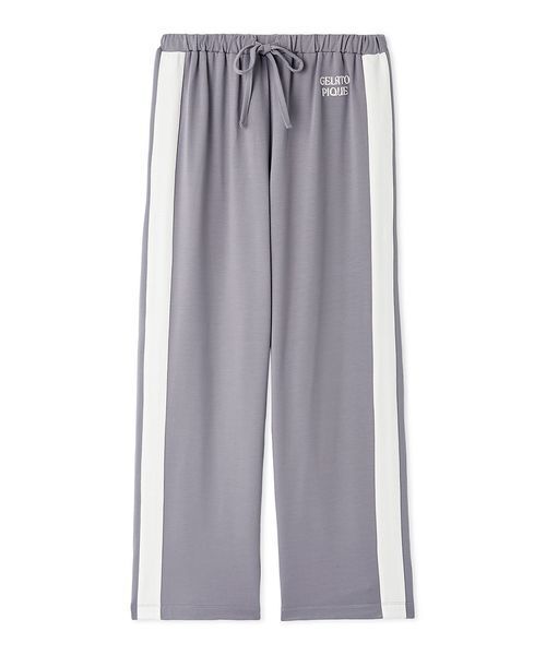 セール】インレイロゴラインロングパンツ（ルームウェア/パジャマ