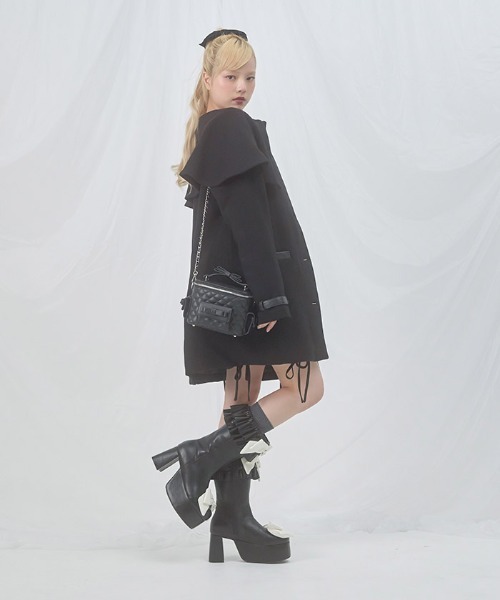 FickleBebe（フィクルベベ）の「キルティングリボンバニティ