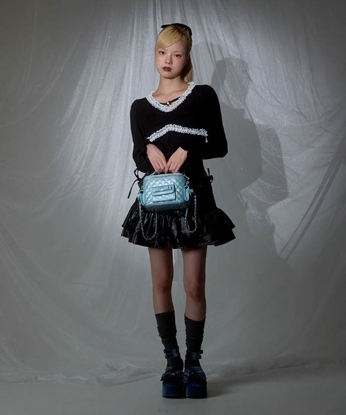 FickleBebe（フィクルベベ）の「キルティングリボンバニティ