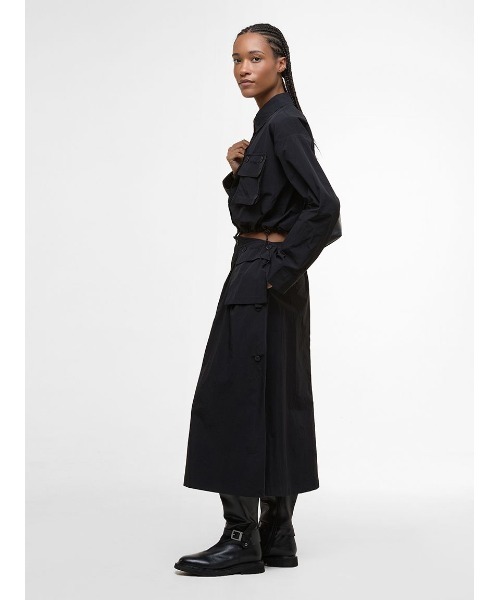 Barbour（バブアー）の「Imelda ミドルレングス スカート（スカート・レディース・ブラック・6/8）」の2枚目の写真