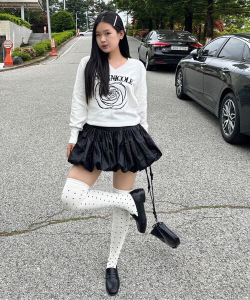NICK&NICOLE(ニックアンドニコール)の「NICOLE ROSE JAQUARD PULLOVER KNIT_IVORY(ニット/セーター・レディース・その他・FREE)」の3枚目の写真