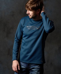 ストレッチポンチジェルプリント長袖Tシャツ