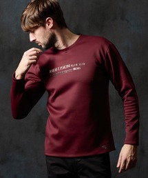 ストレッチポンチジェルプリント長袖Tシャツ