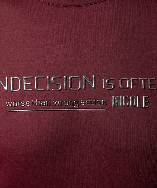 HIDEAWAYS NICOLE（ハイダウェイニコル）の「ストレッチポンチジェルプリント長袖Ｔシャツ（Tシャツ/カットソー・メンズ・オフホワイト/チャコールグレー/ブルー/ブラック/ボルドー・MEDIUM/LARGE/X-LARGE）」の17枚目の写真