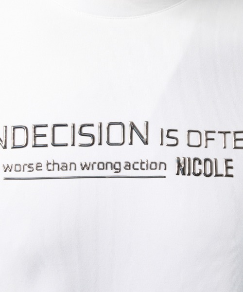 HIDEAWAYS NICOLE（ハイダウェイニコル）の「ストレッチポンチジェルプリント長袖Ｔシャツ（Tシャツ/カットソー・メンズ・オフホワイト/チャコールグレー/ブルー/ブラック/ボルドー・MEDIUM/LARGE/X-LARGE）」の18枚目の写真