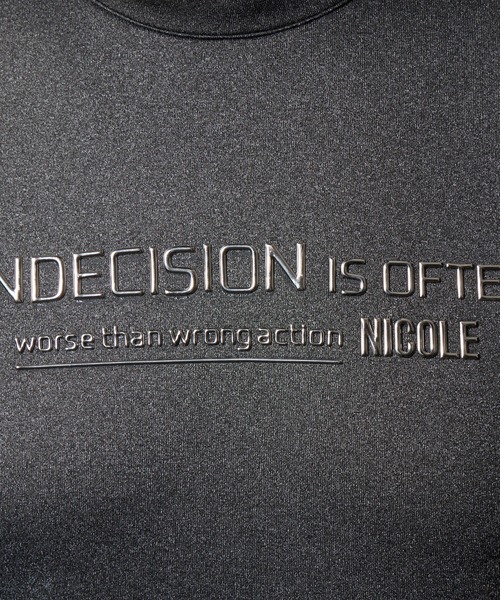 HIDEAWAYS NICOLE（ハイダウェイニコル）の「ストレッチポンチジェルプリント長袖Ｔシャツ（Tシャツ/カットソー・メンズ・オフホワイト/チャコールグレー/ブルー/ブラック/ボルドー・MEDIUM/LARGE/X-LARGE）」の19枚目の写真