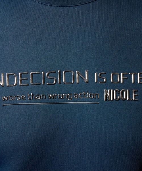 HIDEAWAYS NICOLE（ハイダウェイニコル）の「ストレッチポンチジェルプリント長袖Ｔシャツ（Tシャツ/カットソー・メンズ・オフホワイト/チャコールグレー/ブルー/ブラック/ボルドー・MEDIUM/LARGE/X-LARGE）」の21枚目の写真