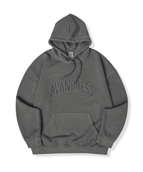 AVANDRESS（アバンドレス ）の「Pigment Felt Overfit Hoody PIGMENT WASHING BLACK（パーカー・レディース・ライトブラック・SMALL/MEDIUM/LARGE）」の2枚目の写真