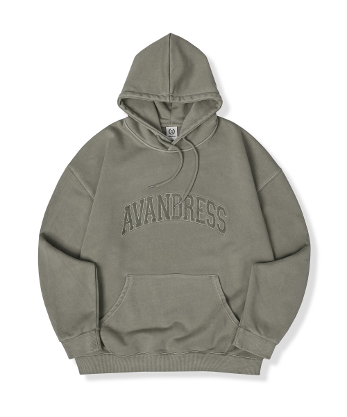 AVANDRESS（アバンドレス ）の「Pigment Felt Overfit Hoody PIGMENT WASHING BLACK（パーカー・レディース・ライトブラック・SMALL/MEDIUM/LARGE）」の5枚目の写真