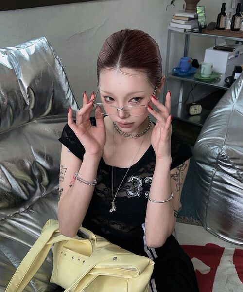 SETUP-EXE(セットアップイーエックスイー)の「33 LACE TOP / BLACK(Tシャツ/カットソー・レディース・その他・OS)」の8枚目の写真