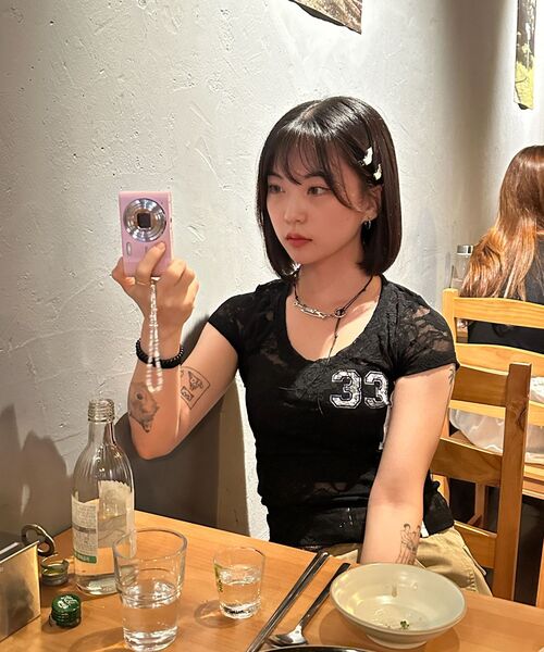 SETUP-EXE(セットアップイーエックスイー)の「33 LACE TOP / BLACK(Tシャツ/カットソー・レディース・その他・OS)」の11枚目の写真