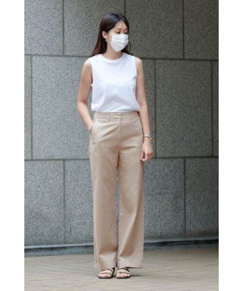 MUSINSA STANDARD WOMAN（ムシンサスタンダードウーマン）の「ウィメンズベーシックスリーブレストップ[ホワイト]（Tシャツ/カットソー・レディース・その他・SMALL/MEDIUM/LARGE/X-LARGE/X-SMALL）」の10枚目の写真