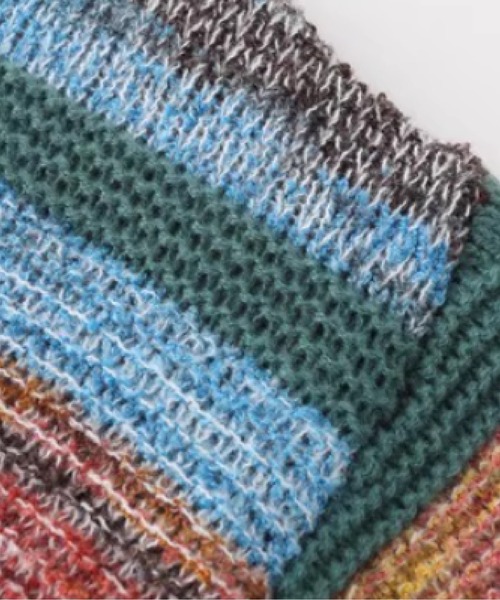 LA POMME jours(ラポミ・ジュール)の「Colorful Mix Stand Collar Knit(ニット/セーター・レディース・カラフル・SMALL/MEDIUM/LARGE)」の5枚目の写真