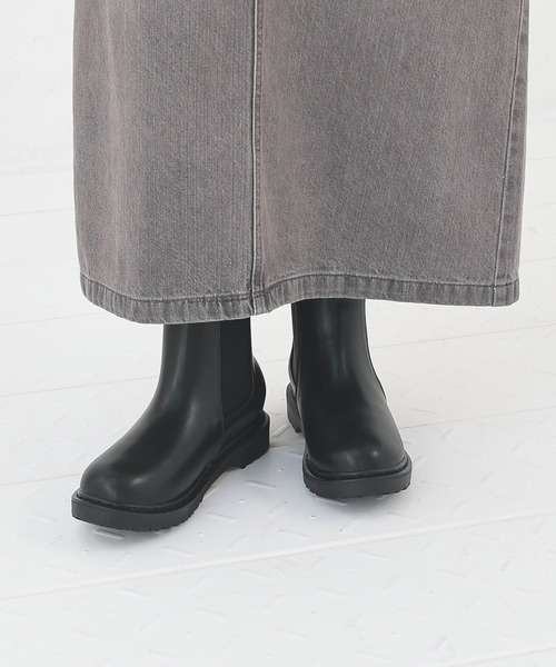 Honeys(ハニーズ)の「軽量サイドゴアブーツ(ブーツ・レディース・ブラック・S/M/LL/L)」の6枚目の写真