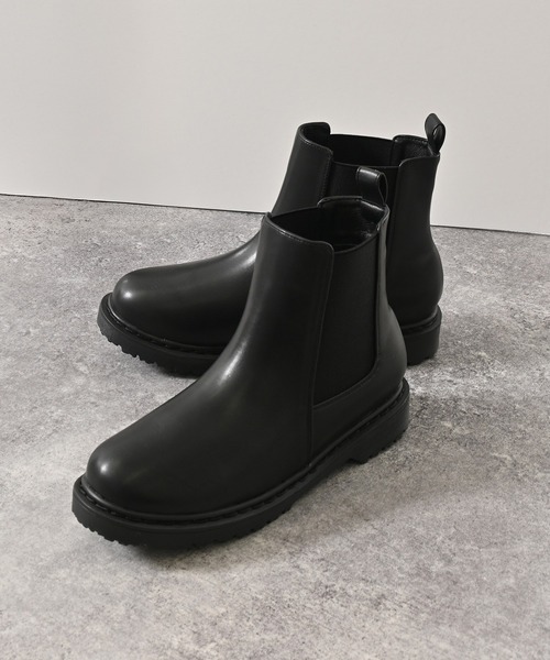 Honeys(ハニーズ)の「軽量サイドゴアブーツ(ブーツ・レディース・ブラック・S/M/LL/L)」の10枚目の写真