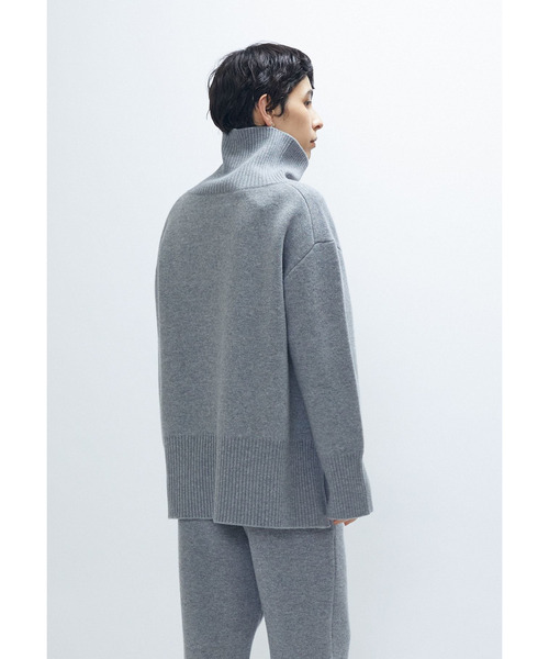 1er Arrondissement(プルミエアロンディスモン)の「ウールカシミアダブルフェイスボトルネックニット(ニット/セーター・レディース・オフホワイト/ライトグレー/ブラック系その他3・FREE)」の18枚目の写真
