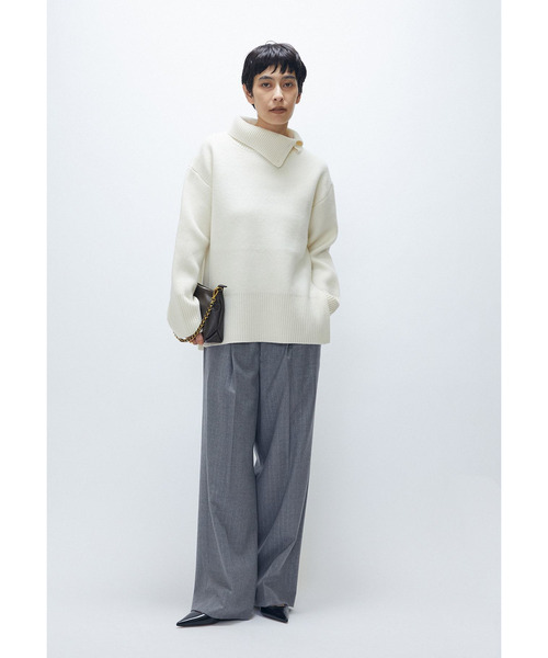 1er Arrondissement(プルミエアロンディスモン)の「ウールカシミアダブルフェイスボトルネックニット(ニット/セーター・レディース・オフホワイト/ライトグレー/ブラック系その他3・FREE)」の5枚目の写真