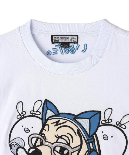 GALFY(ガルフィー)の「GALFY/ガルフィー/【LHP別注】ガルちゃんいぬたロンTee(Tシャツ/カットソー・レディース・ブラック/ホワイト・L/XL)」の11枚目の写真