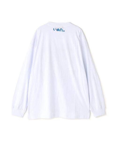 GALFY(ガルフィー)の「GALFY/ガルフィー/【LHP別注】ガルちゃんいぬたロンTee(Tシャツ/カットソー・レディース・ブラック/ホワイト・L/XL)」の4枚目の写真
