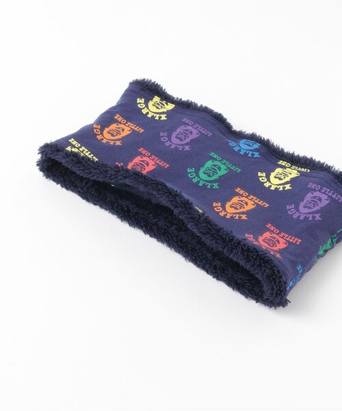 XLARGE KIDS(エクストララージキッズ)の「ファニーゴリラスヌード(ネックウォーマー/スヌード・キッズ・ネイビー/トップグレー・F)」の6枚目の写真