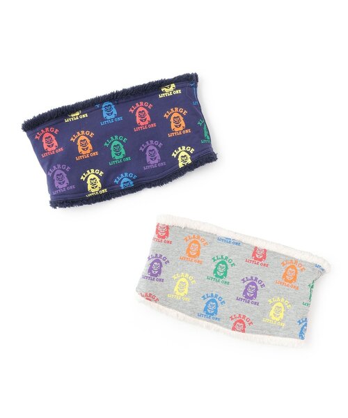 XLARGE KIDS(エクストララージキッズ)の「ファニーゴリラスヌード(ネックウォーマー/スヌード・キッズ・ネイビー/トップグレー・F)」の7枚目の写真