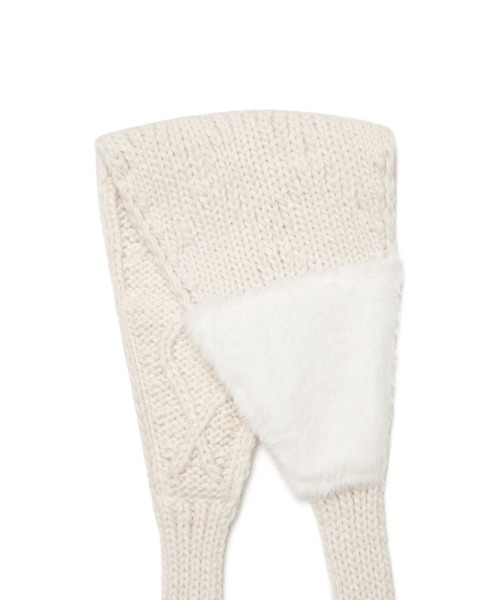 ROCKFISH WEATHERWEAR(ロックフィッシュウェザーウェア)の「DIAMOND CABLE EARMUFF(イヤーマフ・レディース・グレー/アイボリー/オリーブ/ラベンダー・FREE)」の12枚目の写真