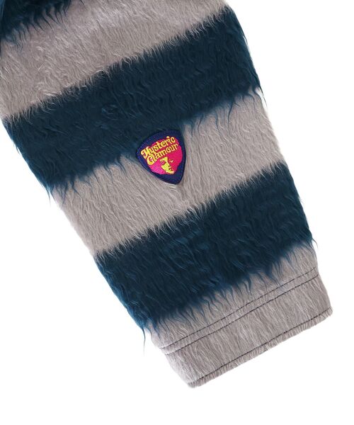 HYSTERIC GLAMOUR（ヒステリックグラマー）の「AFRO GIRLワッペン カーディガン（カーディガン/ボレロ・レディース・ブラック/ブルー/レッド・FREE）」の7枚目の写真