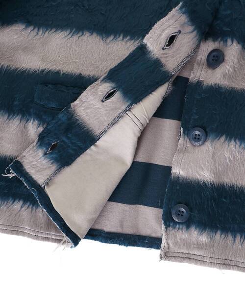 HYSTERIC GLAMOUR（ヒステリックグラマー）の「AFRO GIRLワッペン カーディガン（カーディガン/ボレロ・レディース・ブラック/ブルー/レッド・FREE）」の8枚目の写真