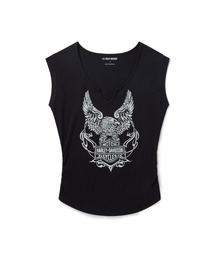 Harley-Davidson | H-D(R)Born to Fly ノッチネック ノースリーブTシャツ(Tシャツ/カットソー)