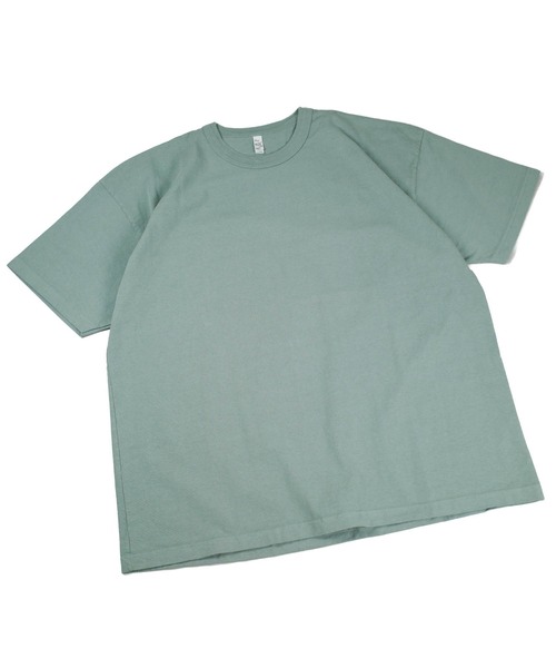 LOS ANGELES APPAREL（ロサンゼルスアパレル）の「【PH3】【LOS ANGELES APPAREL/ロサンゼルスアパレル】W/Binding Heavy Jersey Short Sleeve Tee 1203GD（Tシャツ/カットソー・レディース・グリーン系その他/ホワイト/オフホワイト・XX-LARGE/SMALL）」の3枚目の写真