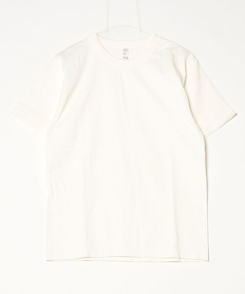 LOS ANGELES APPAREL（ロサンゼルスアパレル）の「【PH3】【LOS ANGELES APPAREL/ロサンゼルスアパレル】W/Binding Heavy Jersey Short Sleeve Tee 1203GD（Tシャツ/カットソー・レディース・グリーン系その他/ホワイト/オフホワイト・XX-LARGE/SMALL）」の2枚目の写真