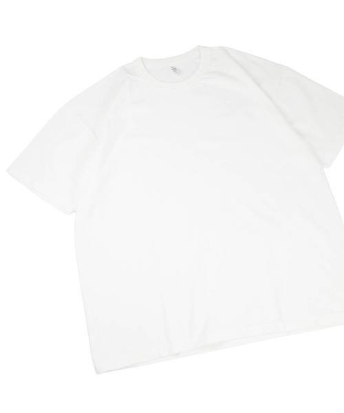 LOS ANGELES APPAREL（ロサンゼルスアパレル）の「【PH3】【LOS ANGELES APPAREL/ロサンゼルスアパレル】W/Binding Heavy Jersey Short Sleeve Tee 1203GD（Tシャツ/カットソー・レディース・グリーン系その他/ホワイト/オフホワイト・XX-LARGE/SMALL）」の8枚目の写真