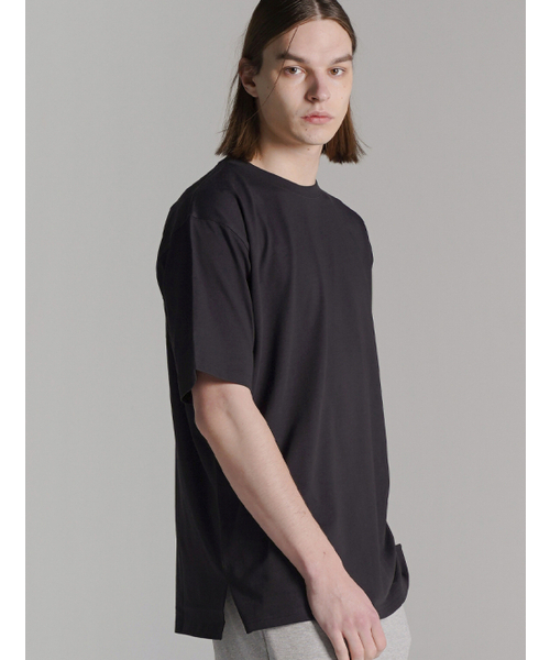 FABULOUS ARCHIVE(ファビュラスアーカイブ)の「ユニセックス ピマコットン レイヤード 半袖 ブラック(FCD2TS121M)(Tシャツ/カットソー・メンズ・ブラック・MEDIUM/SMALL/X-LARGE/LARGE)」の3枚目の写真