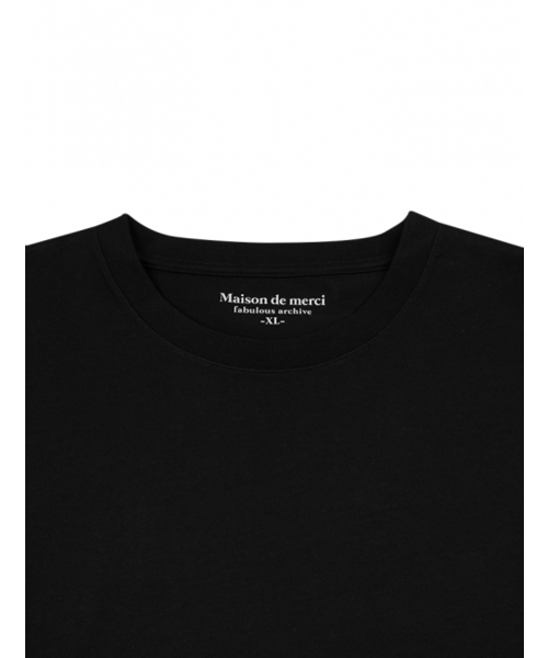 FABULOUS ARCHIVE(ファビュラスアーカイブ)の「ユニセックス ピマコットン レイヤード 半袖 ブラック(FCD2TS121M)(Tシャツ/カットソー・メンズ・ブラック・MEDIUM/SMALL/X-LARGE/LARGE)」の6枚目の写真