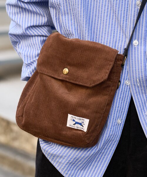 PENNEYS（ぺニーズ）の「【FOX】コーデュロイフラップミニショルダーBAG（ショルダーバッグ・レディース・ブラウン/ブラック/オフホワイト・ONE SIZE）」の7枚目の写真