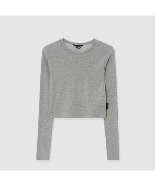 DEARSTALKER(ディアストーカー)の「D. BASIC COTTON LONG SLEEVE T - 6 COLOR(Tシャツ/カットソー・レディース・ダークブラウン/PINK/グレー・FREE)」の2枚目の写真