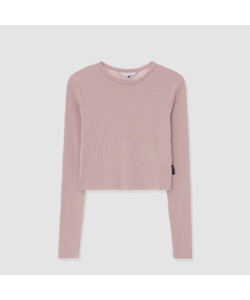 DEARSTALKER（ディアストーカー）の「D. BASIC COTTON LONG SLEEVE T - 6 COLOR（Tシャツ/カットソー・レディース・ダークブラウン/PINK・FREE）」の2枚目の写真
