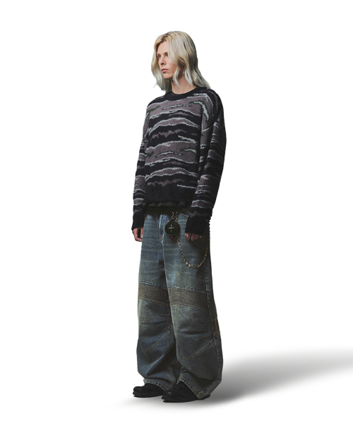 NOT4NERD（ノットフォーナード）の「Night Mist Mohair Knit - Black（ニット/セーター・レディース・その他・X-LARGE/MEDIUM/LARGE）」の3枚目の写真