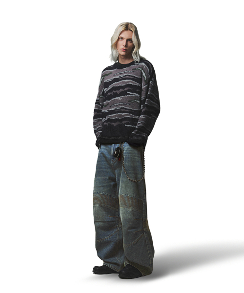 NOT4NERD（ノットフォーナード）の「Night Mist Mohair Knit - Black（ニット/セーター・レディース・その他・X-LARGE/MEDIUM/LARGE）」の5枚目の写真
