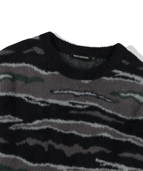 NOT4NERD（ノットフォーナード）の「Night Mist Mohair Knit - Black（ニット/セーター・レディース・その他・X-LARGE/MEDIUM/LARGE）」の10枚目の写真