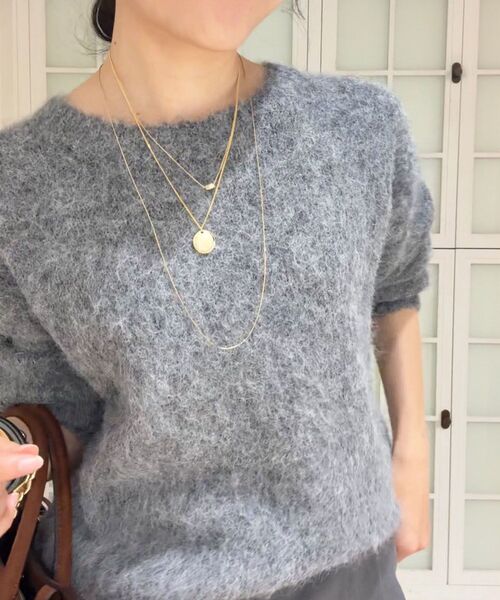 le.coeur blanc(ルクールブラン)の「O ロングスライドナローネックレス(ネックレス・レディース・ゴールド・FREE)」の2枚目の写真